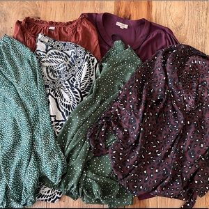 Women’s size Large blouse bundle